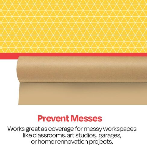 School Smart Butcher Kraft Paper Roll, 50 lbs, 30 Inches x 1000 Feet, Brown in Saudi Arabia