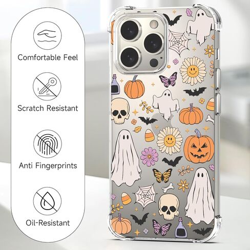 حافظة لهاتف سامسونج جالاكسي A55، شبكة عنكبوت للهالوين، تصميم عنكبوت لطيف للنساء والفتيات، غطاء هاتف خلوي ناعم مقاوم للصدمات من مادة TPU لهاتف سامسونج جالاكسي A55 للأطفال شفاف in Kuwait