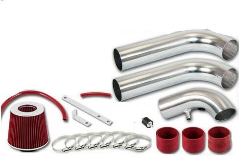 أدوات نظام إمكانية الهواء البارد المتوافقة مع Emuna لعام 2003-2008 Dodge RAM 1500/2500/3500 جميع الطرز مع محرك 5.7L V8 HEMI (3pcs) (RED) in Saudi Arabia