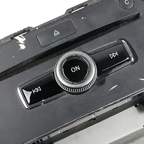 Aramox Car Volume Buttons, 3pcs Multimedia Knob Control Button Volume Buttons Car Accessories Replacement for Benz ML GL Class 2012?2015(Piano Black) in Saudi Arabia