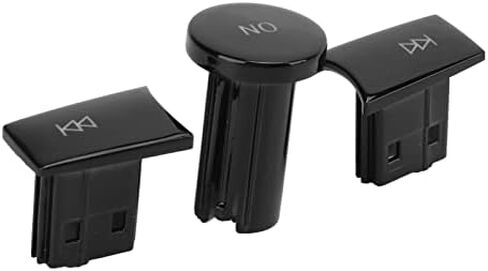 Aramox Car Volume Buttons, 3pcs Multimedia Knob Control Button Volume Buttons Car Accessories Replacement for Benz ML GL Class 2012?2015(Piano Black) in Saudi Arabia