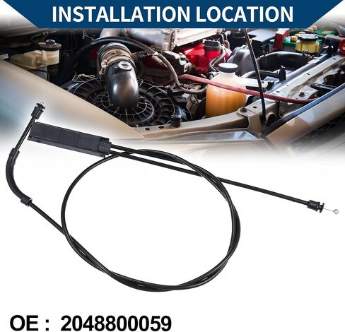 No.2058800059 Car Hood Bonnet Cable for Mercedes-Benz C300 2015-2020 C350E 2016-2018 in Saudi Arabia