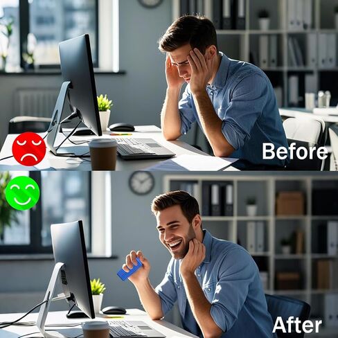 Little Ouchies تململ - سلسلة مفاتيح محفزة بحجم الجيب مع تصميم Grippie spiky ، لعبة القلق وتخفيف الإجهاد للبالغين ، هدايا فريدة من نوعها للأصدقاء والعائلة (أسود) in Kuwait