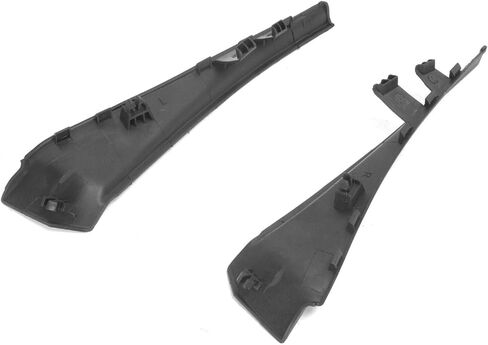 Pair Drivers Passenger Left Right Side Cowl Extension Plastic Black for Nissan for Rogue 2014-2020 in Saudi Arabia