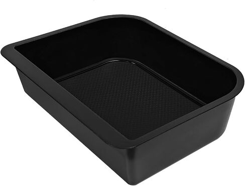 Cender Console Cool Box Organizer ، Black Recrest Storage Box Tray Fits to Toyota Land Cruiser Prado 250 ، for exus gx 550 2024-2025 ، incsories car Interior (فقط for cool box) in Saudi Arabia