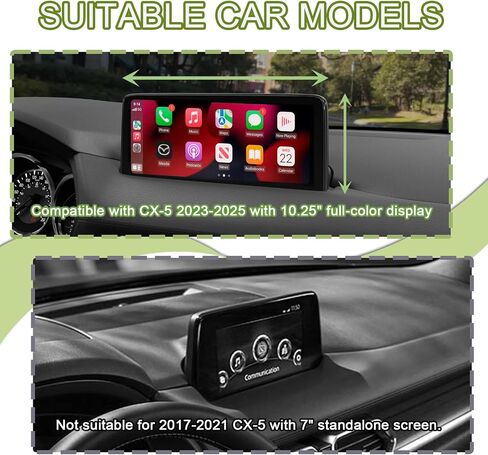 Dash Storage Box Compatible with Mazda CX-5 2025 2024 2023 2022 Interior Accessories, Console Dashboard Organizer Behind 10.25" Touch Screen Insert Tray Holder, Black in Saudi Arabia