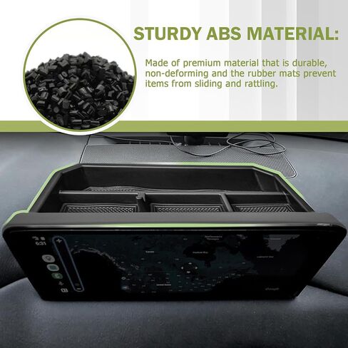 Dash Storage Box Compatible with Mazda CX-5 2025 2024 2023 2022 Interior Accessories, Console Dashboard Organizer Behind 10.25" Touch Screen Insert Tray Holder, Black in Saudi Arabia