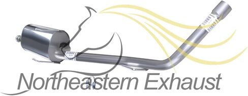 Northeastern Exhaust | Stainless Steel Exhaust Muffler Assembly Compatible for Toyota Tundra 2000-2006 4.7L | Automotive Replacement Parts | Free Clamps and Gasket Included in Saudi Arabia
