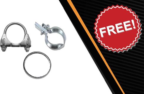 Northeastern Exhaust | Stainless Steel Exhaust Muffler Assembly Compatible for Toyota Tundra 2000-2006 4.7L | Automotive Replacement Parts | Free Clamps and Gasket Included in Saudi Arabia