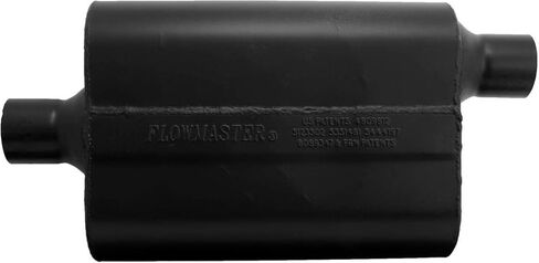 NEW FLOWMASTER SUPER 44 SERIES CHAMBERED MUFFLER,BLACK,2.25" CENTER IN-OFFSET OUT in Saudi Arabia
