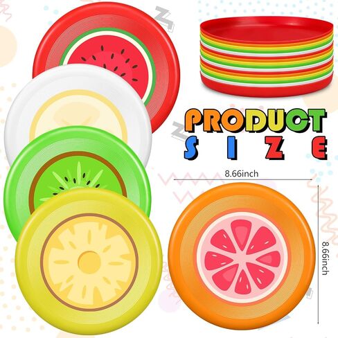 10 Pack Kids Flying Disc Disk Flyer Disc Outdoor Training Interactive Flying Discs Bulk for Children Adults Dogs for Beach Game Sports Party Favors, 5 Colors in Saudi Arabia