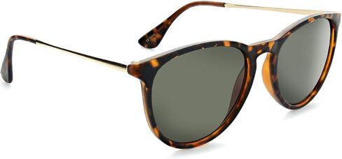 Optic Nerve - 2022 Premium & Affordable Polarized Persol Sunglasses for Women, Pizmo Edition with Tortuga Purple Frame/Smoke/Purple Mirror Lens in Kuwait