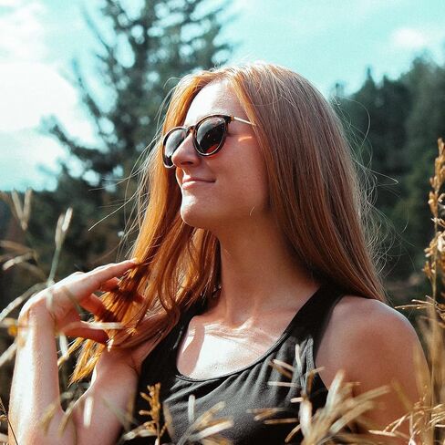 Optic Nerve - 2022 Premium & Affordable Polarized Persol Sunglasses for Women, Pizmo Edition with Tortuga Purple Frame/Smoke/Purple Mirror Lens in Kuwait