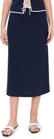 Women's Air Linen Midi Skirt in Kuwait