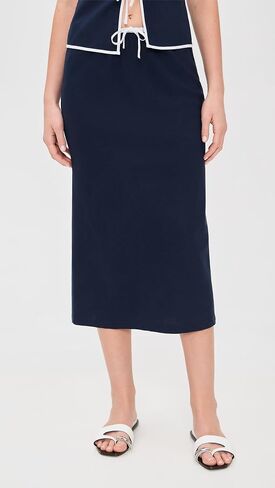 Women's Air Linen Midi Skirt in Kuwait