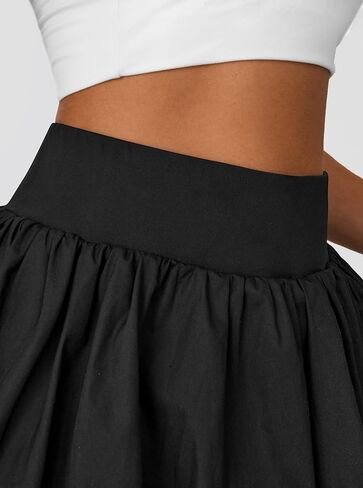 SOFIA'S CHOICE Women's Bubble Mini Skirt Puffy Hem High Waisted Short Skirts in Saudi Arabia