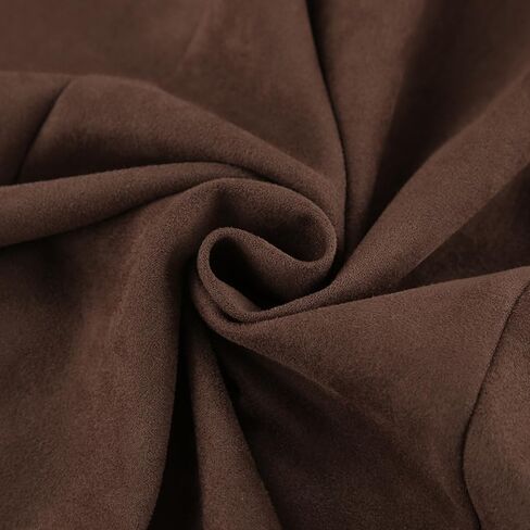 Utcoco Womens Faux Suede Maxi Skirt Elegant High High in Saudi Arabia