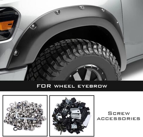 PIT66 Fender Flares Screw/Bolt Hardware Kit Set Compatible with Ford Universal Pocket/Rivet Style in Saudi Arabia
