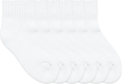 Jefferies Socks Mens Quarter Half Cushion Seamless Sport Socks 6 Pair Pack in Saudi Arabia