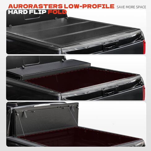 غطاء سرير شاحنة منخفضة من Tri-Fold منخفضة البرودة لعام 2022-2025 Toyota Tundra 6.5 قدم (78.7 ") ، 2025 ملحقات غطاء سرير التندرا ، 2024 غطاء TUNDRA HARD TONNEAU in Kuwait