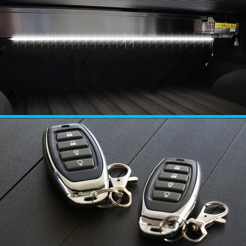 Syneticusa MR قابلة للسحب سرير الشاحنة الصلبة تغطية Tonneau Cover T-slot Rails يناسب 2016-2025 Toyota Tacoma 6ft Box مسحوق مطلي باللون الأسود الأسود ماء in Kuwait