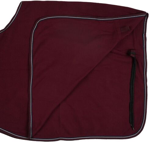 HORZE Kiel Riding Blanket with Fleece - Black - 78 in in Kuwait