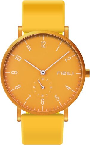 Men's Watch Ultra-Thin Minimalist Waterproof-Fashion Watch for Men or Women with Silicone Band Wrist Watches in Saudi Arabia