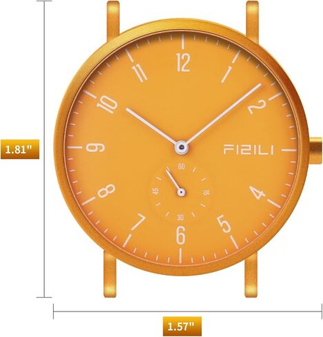 Men's Watch Ultra-Thin Minimalist Waterproof-Fashion Watch for Men or Women with Silicone Band Wrist Watches in Saudi Arabia