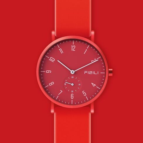 Men's Watch Ultra-Thin Minimalist Waterproof-Fashion Watch for Men or Women with Silicone Band Wrist Watches in Saudi Arabia