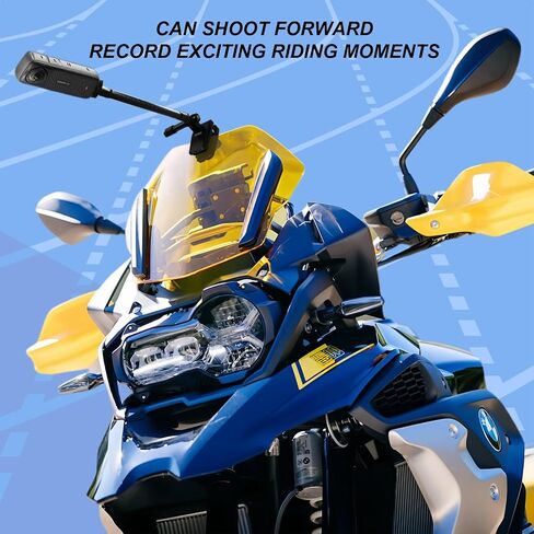 Camera Motorcycle Windshield Mount for Insta360 X4 X3 X2 Ace Pro One RS R GO 2 3, Go Pro Hero 12 11 10 9 and DJI OSMO Action 4 3 2 in Saudi Arabia