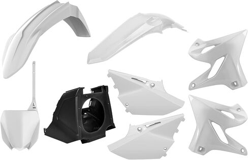 Polisport Motocross (MX) Restyling Kit for Yamaha YZ 125/250 (2002-2021) Dirt Bike – OEM Quality, Durable, Flexible & Perfect Fit – White in Saudi Arabia