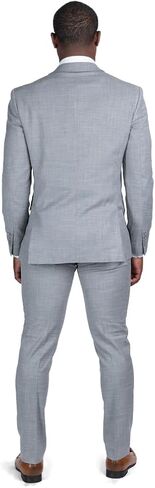 Azar Man Slim Fit Mens Solid Suit 2 Button Notch Lapel ZF10036A in Kuwait