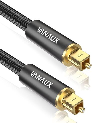 مقسم بصري 1 × 2 1 في 2 مقسم صوت بصري رقمي [يدعم LPCM2.0، دولبي ديجيتال، DTS 5.1] مقسم Toslink متوافق مع المسرح المنزلي، شريط الصوت، التلفزيون، مشغلات بلو راي، أسود in Kuwait