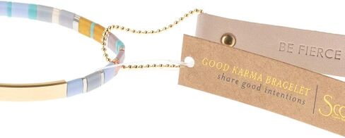 Scout Curated Wears - Good Karma Miuki Bracelet - Be Fierce - Lavender/Gold in Saudi Arabia