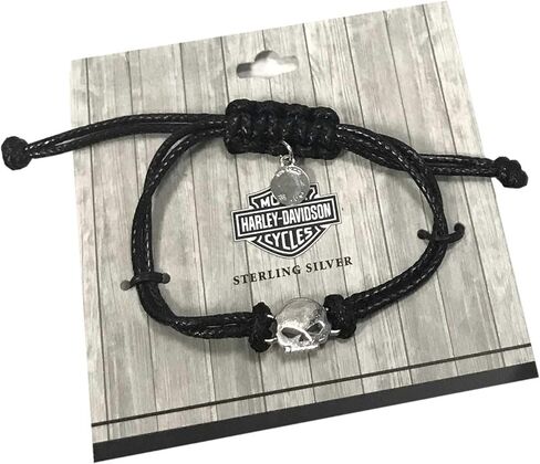 Harley-Davidson Wily Willie G Skull Wax سوار سلك قابل للتعديل HDB0416 in Kuwait