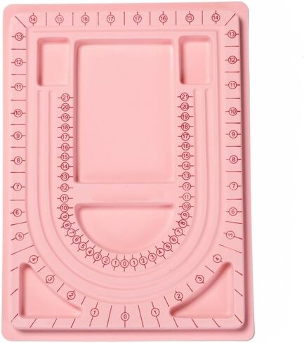 DanLingJewelry 6Pcs Bead Board Wooden Bracelet Design Board Beading Jewelry Organizer Tray Mats for Jewelry Making Bracelet Supplies in Saudi Arabia