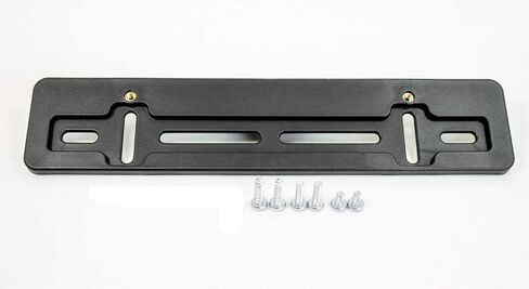 Front License Plate Tag Holder Mounting Adapter Bumper Kit Bracket for Infiniti (All Models) Quantity Discount (9.45$ to 5.60$)(Each with 6 Screws + 2 Built in Nuts) – Premium Car Set Accessories (1) in Saudi Arabia