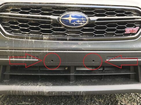 أزمة محول ثقب جولة جولة جولة في لوحة Subaru Forester 2014-2025 - حامل اللوحة مع محولات (مرساة للتبديل) - البراغي - صفيحة ترخيص التثبيت - ملحقات CAR in Saudi Arabia