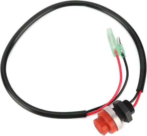 ابدأ إيقاف التبديل بدون مفتاح تبديل زر ABS Outboard Outboard Switch مع 45 سم/17.72 بوصة مناسبة للمحرك الخارجي للقوارب البحرية in Saudi Arabia