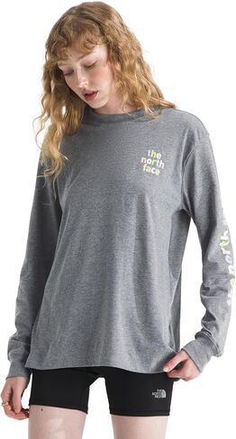 The North Face Evolution Women's Evolution Proud Long Sleeve Tee | قميص القطن مع رسم شعار in Saudi Arabia