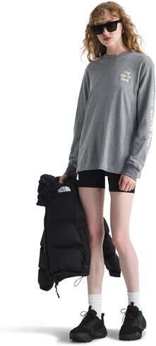 The North Face Evolution Women's Evolution Proud Long Sleeve Tee | قميص القطن مع رسم شعار in Saudi Arabia