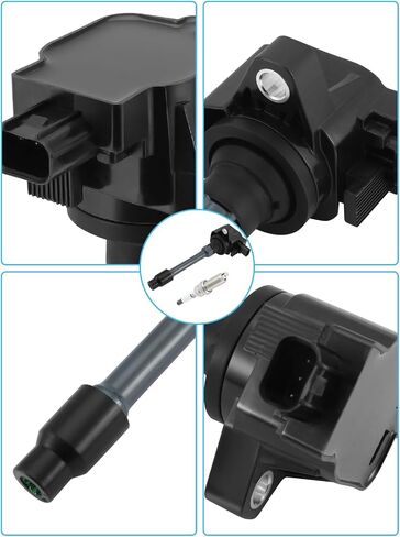 Set of 4 UF749 Ignition Coil Pack & Iridium Spark Plug For Honda Civic 2.0L 2016-2020,For Honda Fit 1.5L 2015-2019,Replace # CM11121A 305205R0013 305205R0003 3052059B013 in Saudi Arabia