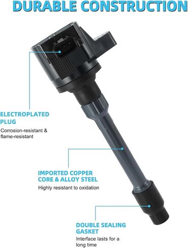 Set of 4 UF749 Ignition Coil Pack & Iridium Spark Plug For Honda Civic 2.0L 2016-2020,For Honda Fit 1.5L 2015-2019,Replace # CM11121A 305205R0013 305205R0003 3052059B013 in Saudi Arabia