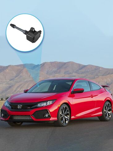 Set of 4 UF749 Ignition Coil Pack & Iridium Spark Plug For Honda Civic 2.0L 2016-2020,For Honda Fit 1.5L 2015-2019,Replace # CM11121A 305205R0013 305205R0003 3052059B013 in Saudi Arabia