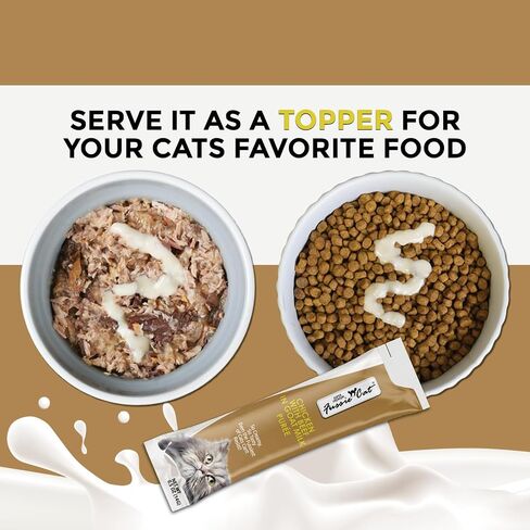 تونة Fussie Cat Premium مع سمك السلمون في هريس حليب الماعز ، وعلاج قطة لعق ، حزمة 0.5 أوقية من 4 in Saudi Arabia