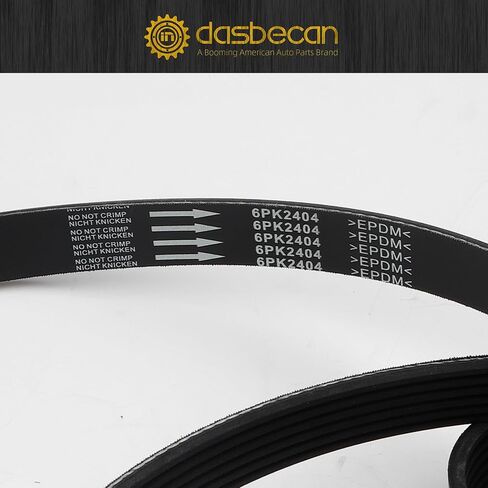 DASBECAN حزام محرك محرك محرك أقراص الشد مجموعة متوافقة مع مرسيدس-بينز C230 C280 C300 C350 CLK350 E350 GL450 ML350 ML550 S550 SLK350 2005-2011 2722021419 2722000270 2722019 6PK2404 in Saudi Arabia