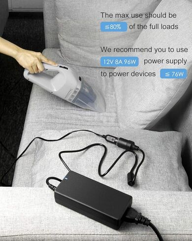 ALITOVE AC to DC Converter 110V to 12V Converter 3A Power Supply 36W Max with Car Cigarette Lighter Socket for Car Vacuum Cleaner Car Dash Cam Car MP3/MP4 Car Fan in Saudi Arabia