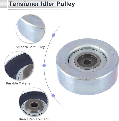 حزام محرك حزام الاطلاع بكرة Hyundai Sonata 1990-1998 ل Kia Sorento 2003-2006 Serpentine Tensioner Pulley Idler No.MD308882 1 PC in Saudi Arabia