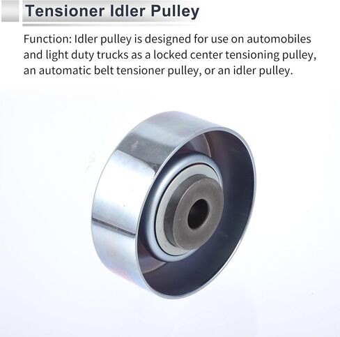 حزام محرك حزام الاطلاع بكرة Hyundai Sonata 1990-1998 ل Kia Sorento 2003-2006 Serpentine Tensioner Pulley Idler No.MD308882 1 PC in Saudi Arabia
