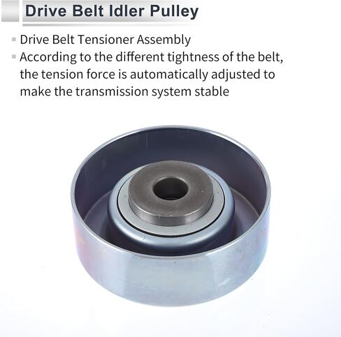 حزام محرك حزام الاطلاع بكرة Hyundai Sonata 1990-1998 ل Kia Sorento 2003-2006 Serpentine Tensioner Pulley Idler No.MD308882 1 PC in Saudi Arabia